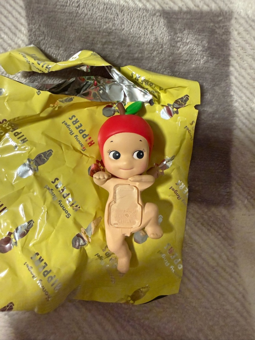 Red Apple Baby Figurine Doll - Cute Collectible Toy